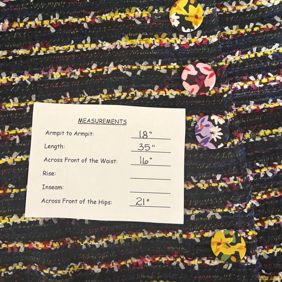 CABI Headline Topper Colorful Tweed Floral Belted Coat Preppy Style 5660 Size 2 - Picture 16 of 16